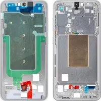 Custodia Centrale Samsung Galaxy S24 FE S721, Argento, Service Pack GH82-35851B — 3