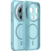 Custodia MagSafe per Xiaomi 17 Ultra, Techsuit, HaloFrost II, Verde Chiaro — 3