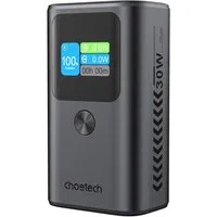 Batteria Esterna Choetech B701, 10000mAh, 30W, QC + PD, 1 x USB-A - 2 x USB-C, Nera — 3