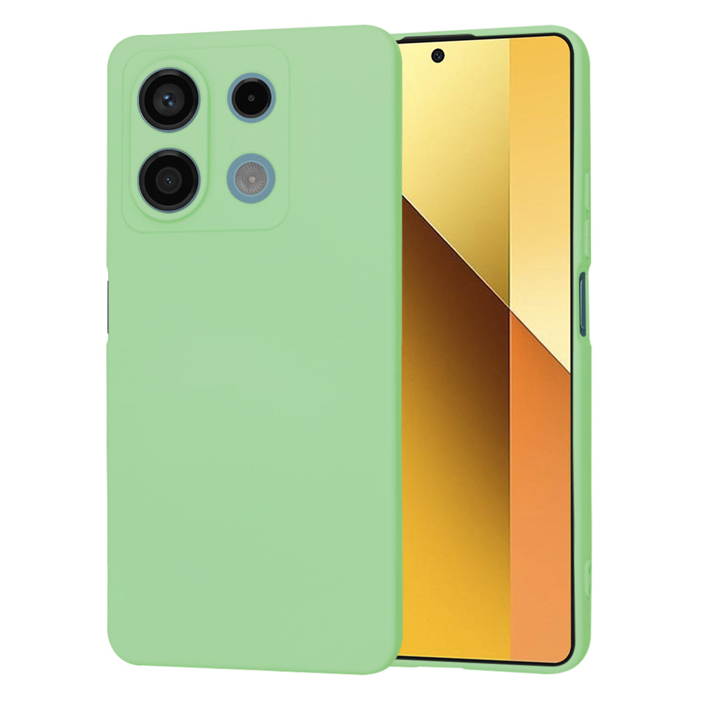 Custodia per Xiaomi Redmi Note 13 5G, Techsuit, SoftFlex, Verde Chiaro