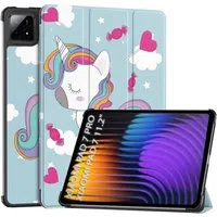 Custodia per Xiaomi Pad 7 / 7 Pro, Techsuit, FoldPro Unicorn, Multicolore — 3