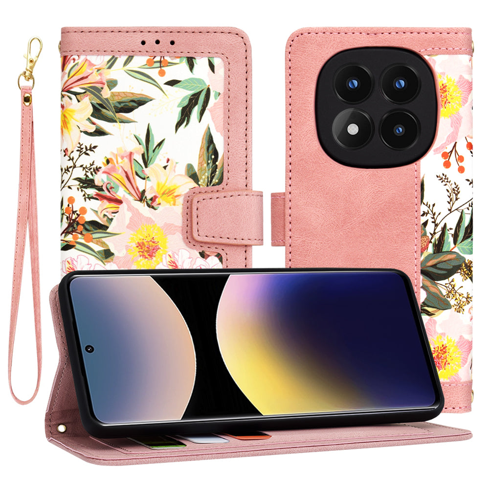 Custodia per Xiaomi Redmi Note 14 Pro 4G, Techsuit, FlipCraft, Rosa