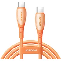 Cavo Dati e Ricarica USB-C - USB-C Joyroom S-A59 Vibrant, 60W, 1.2m, Arancione — 3