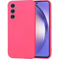 Custodia per Samsung Galaxy A54 A546, Techsuit, SoftFlex, Rosa Scuro — 3