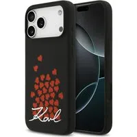 Custodia MagSafe per Apple iPhone 17 Pro Max, Karl Lagerfeld, logo Heart Sign, Nera — 3