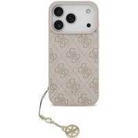 Custodia MagSafe per Apple iPhone 17 Pro Max, Guess, 4G Charm Cradle, Rosa — 3