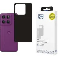 Custodia per Motorola Edge 60 Pro, 3MK, Nera Opaca — 3