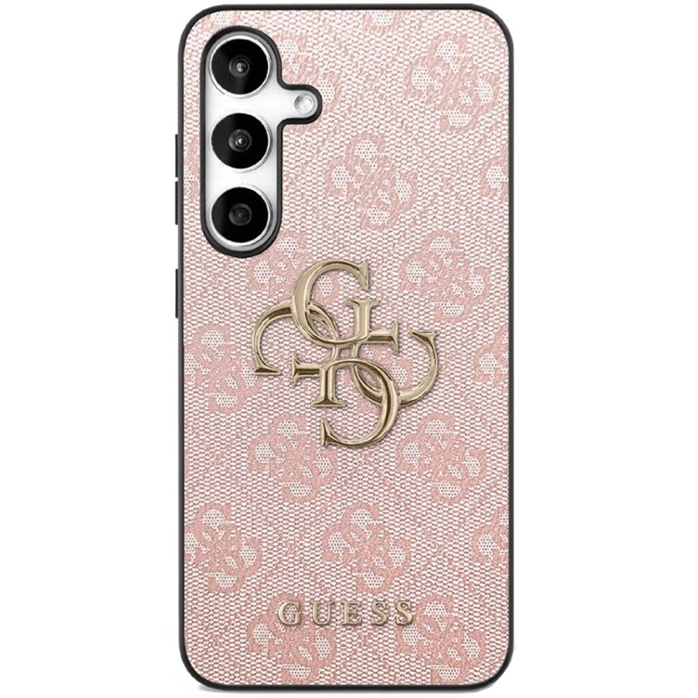 Guess Custodia per Samsung Galaxy S25 FE, Guess, 4G Metal Logo, Rosa