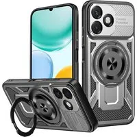 Custodia per Honor X5c Plus, Techsuit, RuggedCam, Grigio — 3