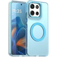 Custodia MagSafe per Motorola Moto G86, Techsuit, CandyCase, Blu — 3