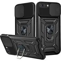 Custodia per Apple iPhone 8 Plus / 7 Plus, Techsuit, CamShield, Nera — 3