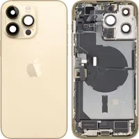 Cover Batteria Apple iPhone 14 Pro Max, Con Scocca Centrale, Parti Complete, Oro, Swap Premium — 3