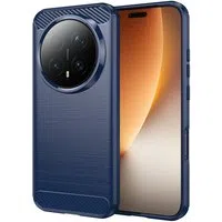 Custodia per Honor Magic8 Pro, Techsuit, Carbonio, Blu — 3