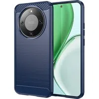 Custodia per Honor Magic8 Lite, Techsuit, Carbonio, Blu — 3