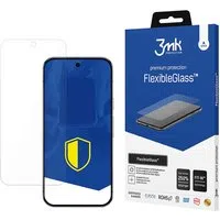 Pellicola protettiva per schermo 3MK FlexibleGlass per Google Pixel 9 Pro XL, Vetro Flessibile, Colla Totale — 3