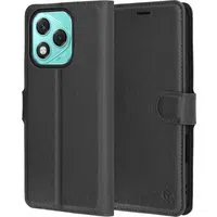 Custodia per Honor 400 Lite, Techsuit, Leather Folio, Nera — 3