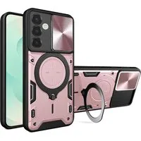 Custodia per Samsung Galaxy S25+ S936, Techsuit, CamGuard Pro, Rosa Oro — 3
