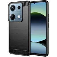 Custodia per Xiaomi Redmi Note 14S, Techsuit, Carbonio, Nera — 3