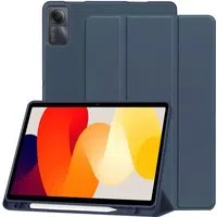 Custodia per Xiaomi Redmi Pad SE, Techsuit, Flex Trifold, Blu Navy — 3