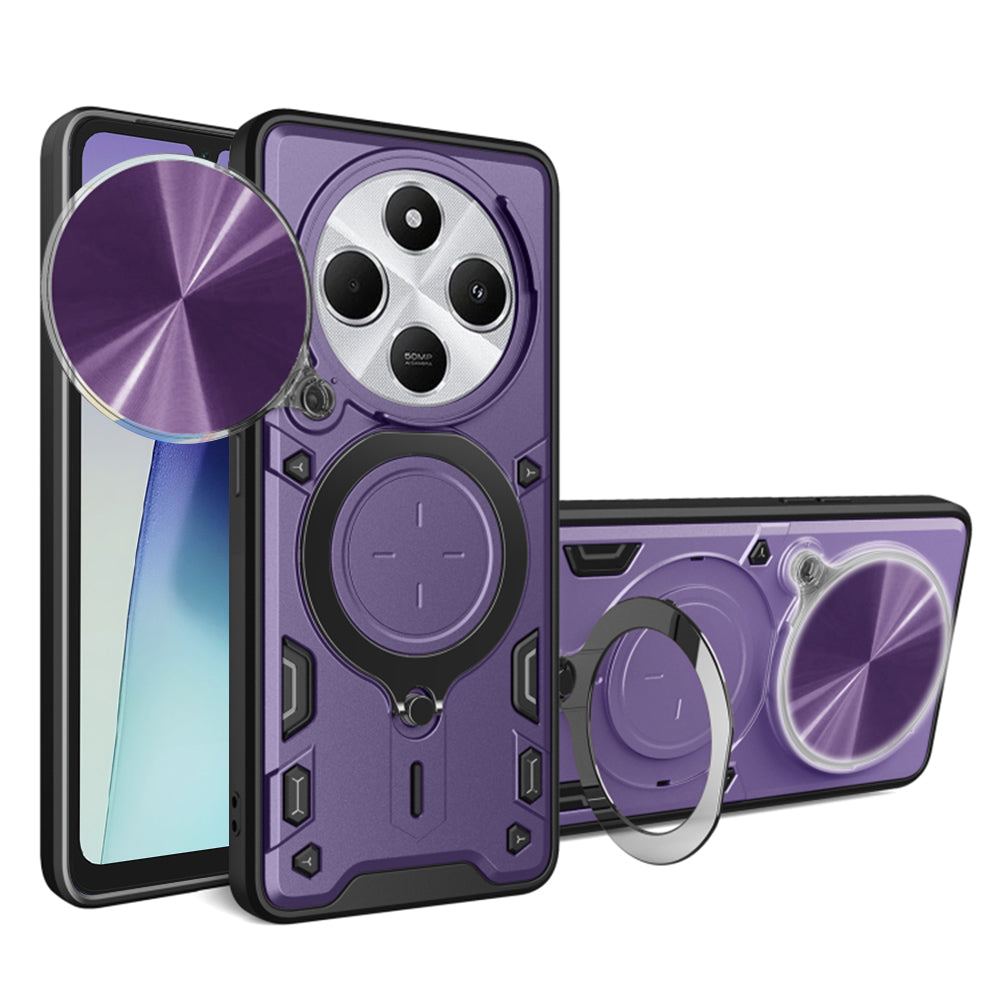 Techsuit Custodia per Xiaomi Poco C75 / Redmi 14C, Techsuit, CamGuard Pro, Viola