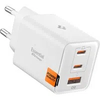Caricabatterie da Rete Spigen EE473EU Essential, 47W, 3A, 1 x USB-A - 2 x USB-C, Bianco ACH09464 — 3