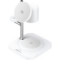 Caricabatterie Wireless Retea Acefast E39 3in1, 32.5W, Bianco — 3