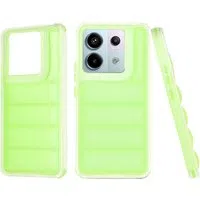 Custodia per Xiaomi Poco X6 / Note 13 Pro 5G, Techsuit, Wave Shield, Verde — 3