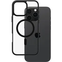 Custodia MagSafe per Apple iPhone 16 Pro Max, PanzerGlass, Care Urban Combat, Nera Trasparente — 3