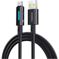 Cavo Dati e Ricarica USB-A - USB-C Baseus Lit Button Control, 100W, 2m, Nero P10379002121-01 — 3