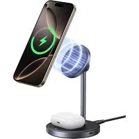 Caricabatterie Wireless UGREEN W710 3in1, 20W, 1.67A, 1 x USB-C, Nero — 3
