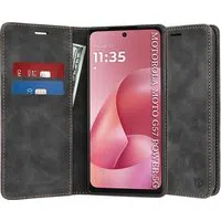 Custodia per Motorola Moto G67 Power / G57 Power, Techsuit, Confy, Nera — 3