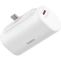 Batteria Esterna Baseus Compact, 5000mAh, 20W, PD, 2 x USB-C, Bianca P10068306213-00 — 3
