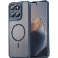 Custodia MagSafe per Motorola Edge 60 Fusion / Edge 60, Techsuit, HaloFrost II, Blu Navy — 3