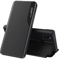 Custodia per Samsung Galaxy A21s A217, Techsuit, eFold, Nera — 3
