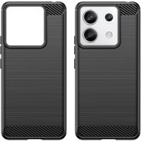 Tech-Protect Custodia per Xiaomi Poco C65 / Redmi 13C, Tech-Protect, Carbonio, Nera — 2