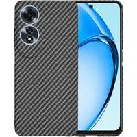Custodia per Oppo A60, Techsuit, Carbonite FiberShell, Nera — 3