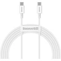Cavo Dati e Ricarica USB-C - USB-C Baseus Superior Series, 100W, 2m, Bianco CATYS-C02 — 3