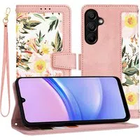 Custodia per Samsung Galaxy A15 5G A156 / A15 A155, Techsuit, FlipCraft, Rosa — 3