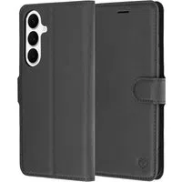Custodia per Samsung Galaxy S26 FE / S25 FE, Techsuit, Leather Folio, Nera — 3