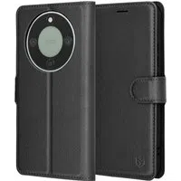 Custodia per Honor Magic8 Lite, Techsuit, Leather Folio, Nera — 3