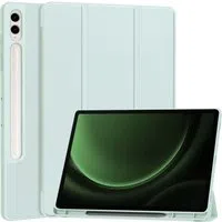 Custodia per Samsung Galaxy Tab S9 FE+, Techsuit, Flex Trifold, Blu — 3
