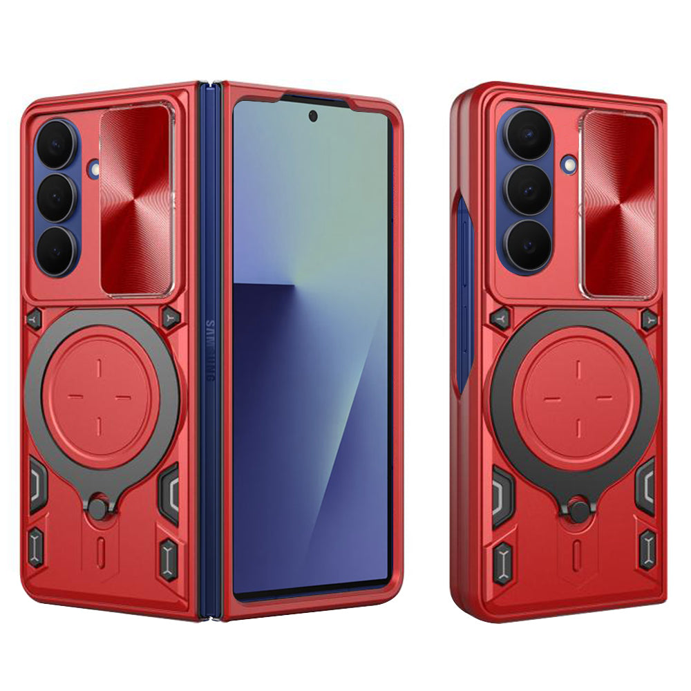 Techsuit Custodia per Samsung Galaxy Z Fold7 F966, Techsuit, CamGuard Pro, Rossa