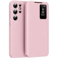 Custodia per Samsung Galaxy S25 Ultra S938, Techsuit, SmartView, Rosa — 3
