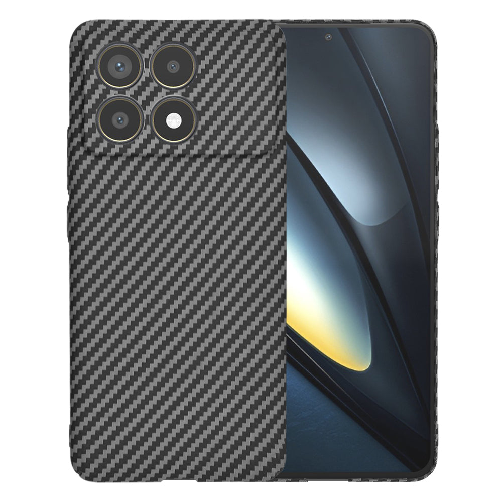 Techsuit Custodia per Xiaomi Poco F6 Pro, Techsuit, Carbonite FiberShell, Nera