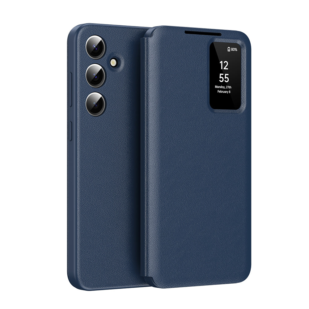 Techsuit Custodia per Samsung Galaxy S26 FE, Techsuit, SmartView, Blu