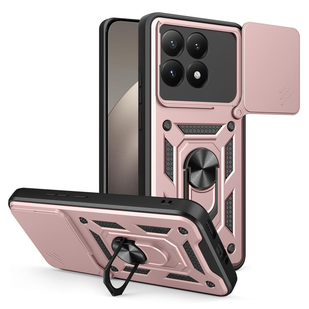 Techsuit Custodia per Xiaomi 15T, Techsuit, CamShield, Rosa