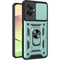 Custodia per Motorola Moto G55, Techsuit, CamShield, Verde — 3