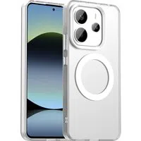 Custodia MagSafe per Xiaomi Redmi Note 14 5G, Techsuit, CandyCase, Bianca — 3