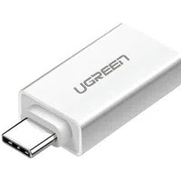 Adattatore OTG USB-C - USB-A UGREEN US173, Bianco — 3