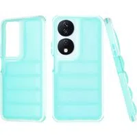 Custodia per Honor X7b 5G / 90 Smart / X7b 4G, Techsuit, Wave Shield, Turchese — 3